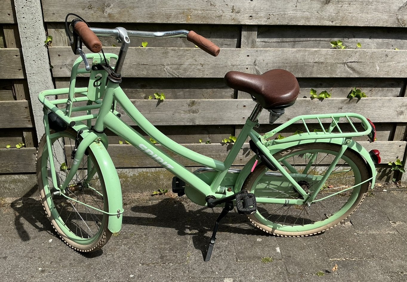 Spirit 22 inch meisjefiets, Fietsen en Brommers, Ophalen, Terugtraprem, 22 inch, Gebruikt