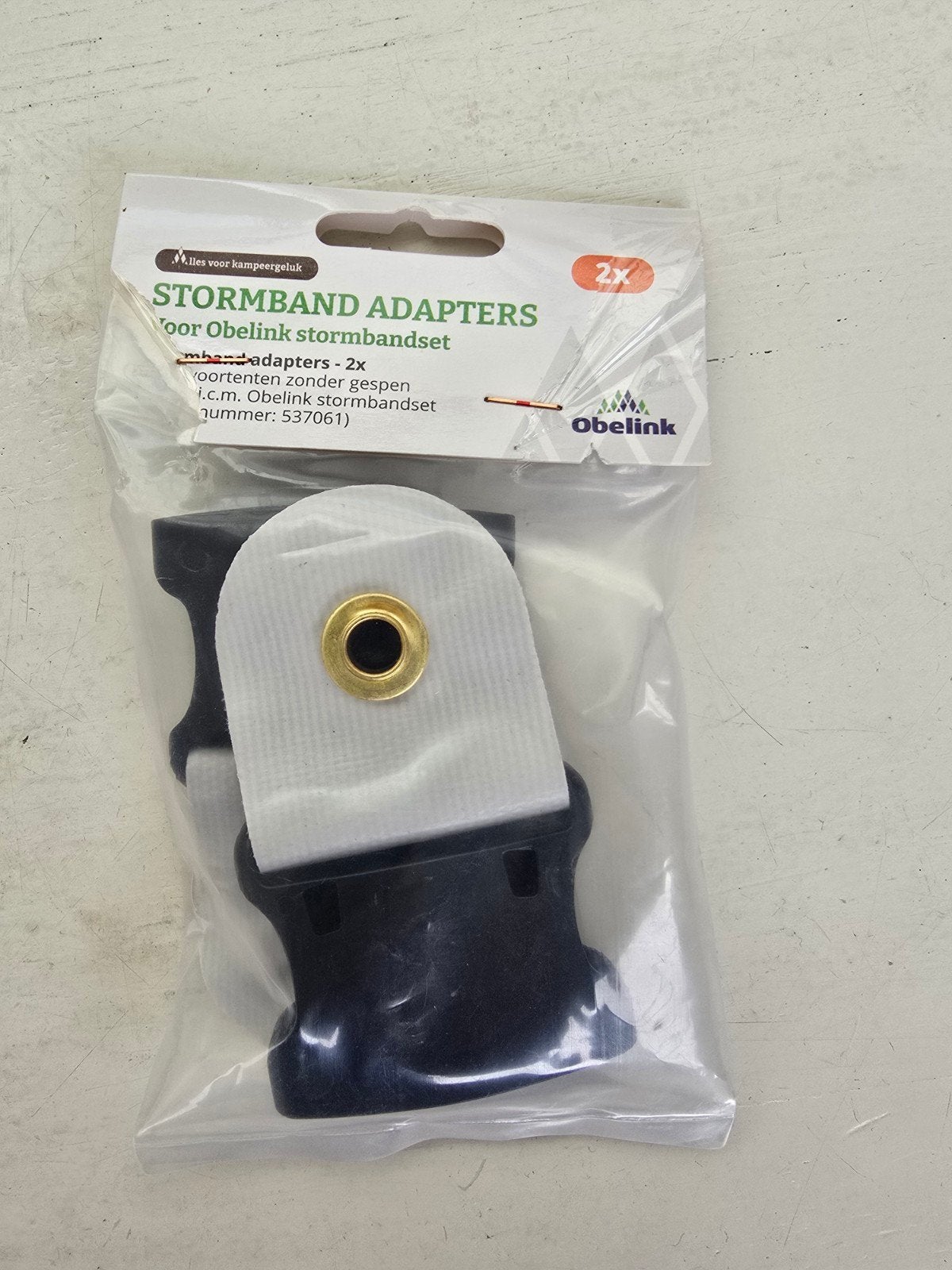 Obelink Stormband Adapters - 2 stuks, Ophalen of Verzenden, Nieuw