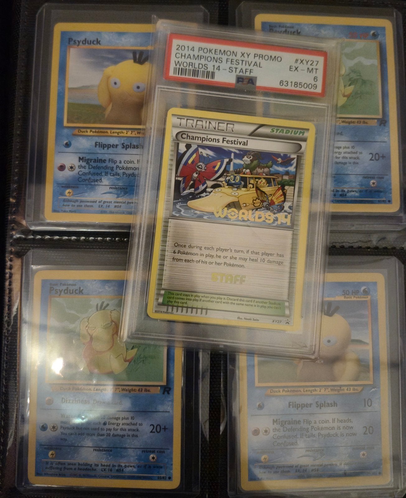 psyduck collectie +, Ophalen, Zo goed als nieuw, Meerdere kaarten
