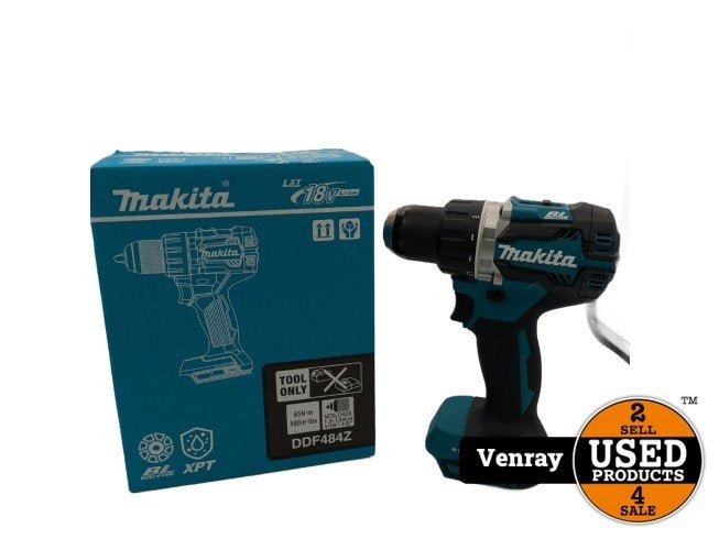 Makita DDF484Z 18v Boor-/schroefmachine Body Only | Nieuw, Makita, Zo goed als nieuw, Support@makita.com, Makita Corporation, 3-11-8, Sumiyoshi-cho, 
Anjo, Aichi 446-8502
Japan