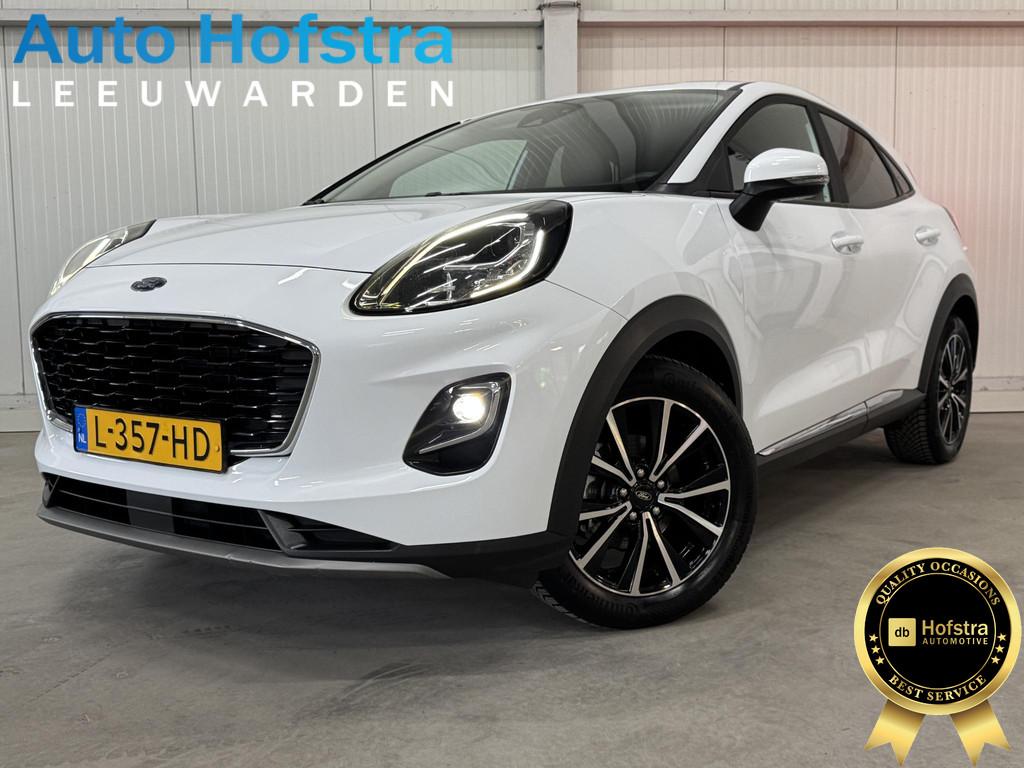 Ford Puma 1.0 EcoBoost Hybrid Titanium 126 PK TURBO NAVI CAR, Voorwielaandrijving, Wit, Origineel Nederlands, 3 cilinders