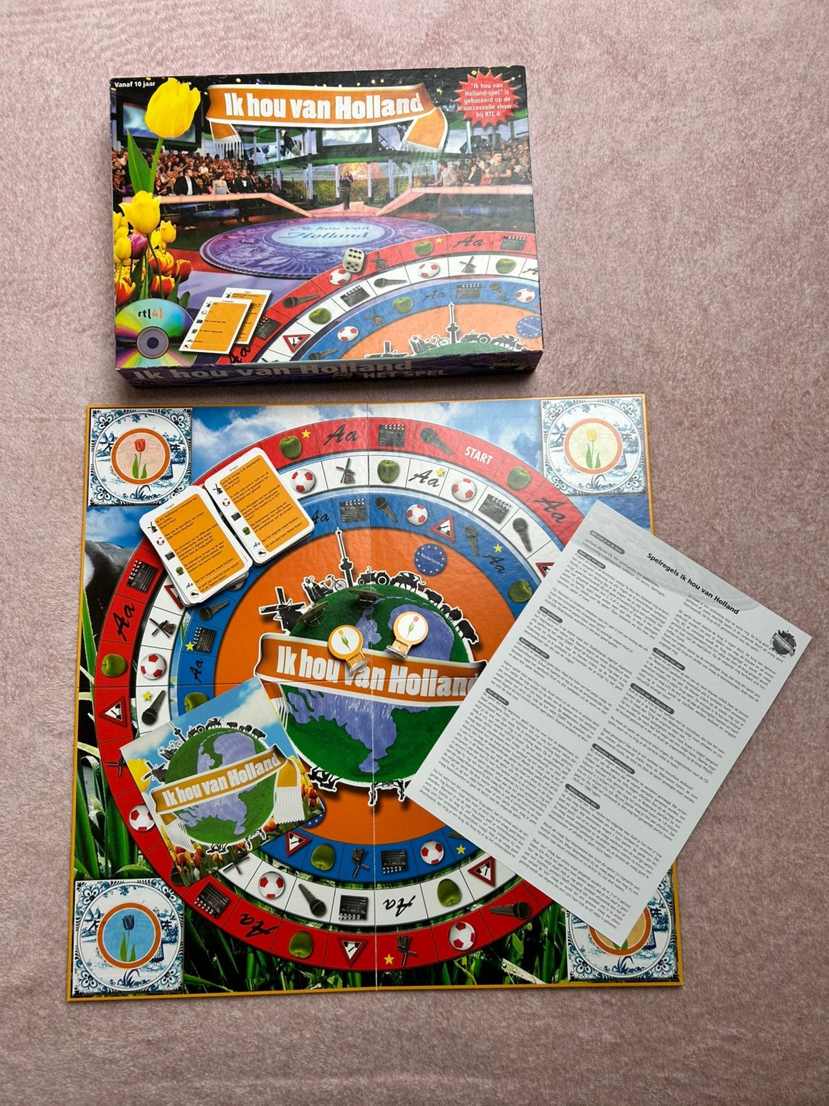 Ik hou van Holland bordspel, Drie of vier spelers, Ophalen, Gebruikt