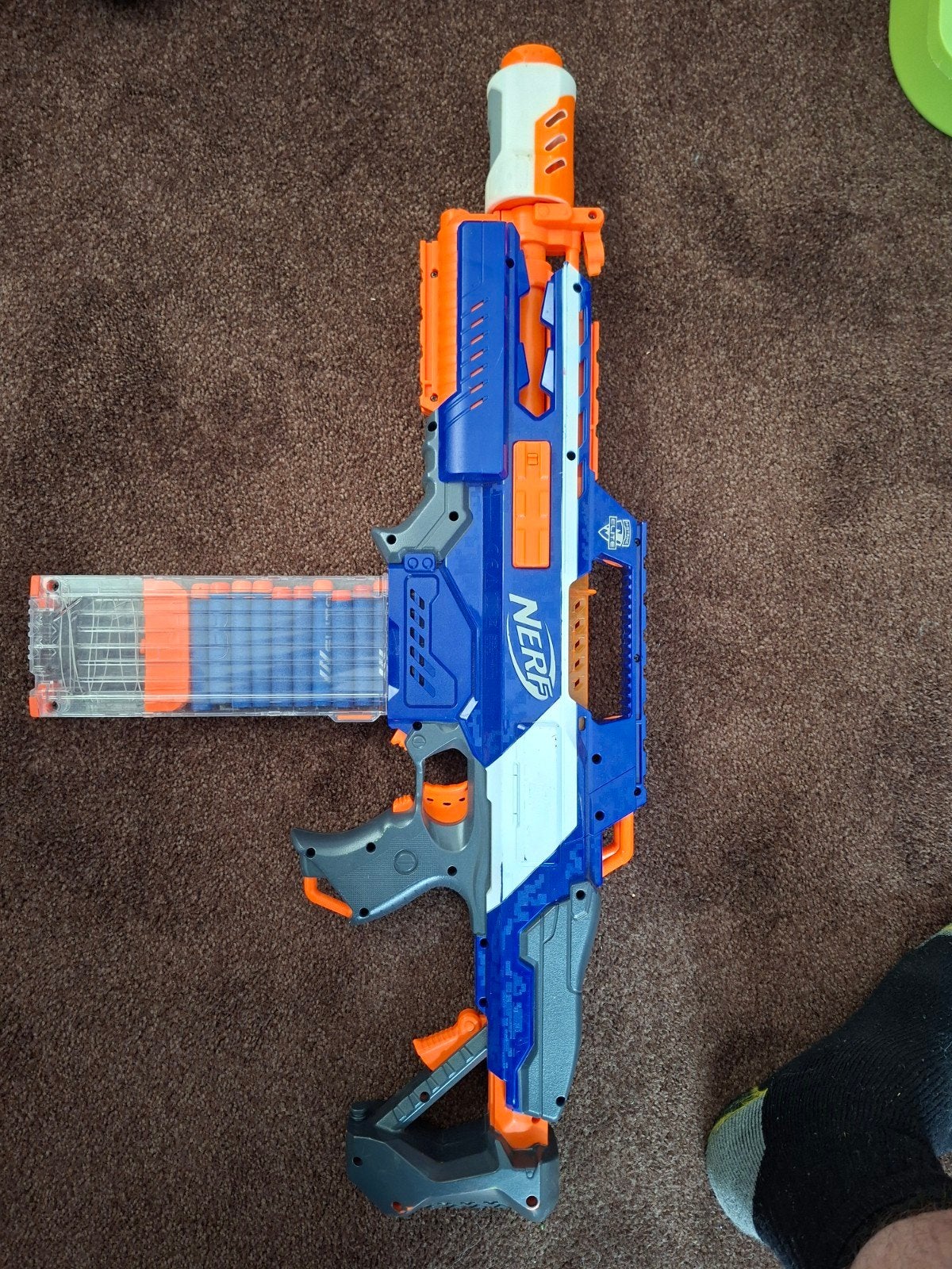 Nerf rapid strike      compleet, Kinderen en Baby's, Speelgoed | Buiten | Actiespeelgoed, Ophalen, Zo goed als nieuw