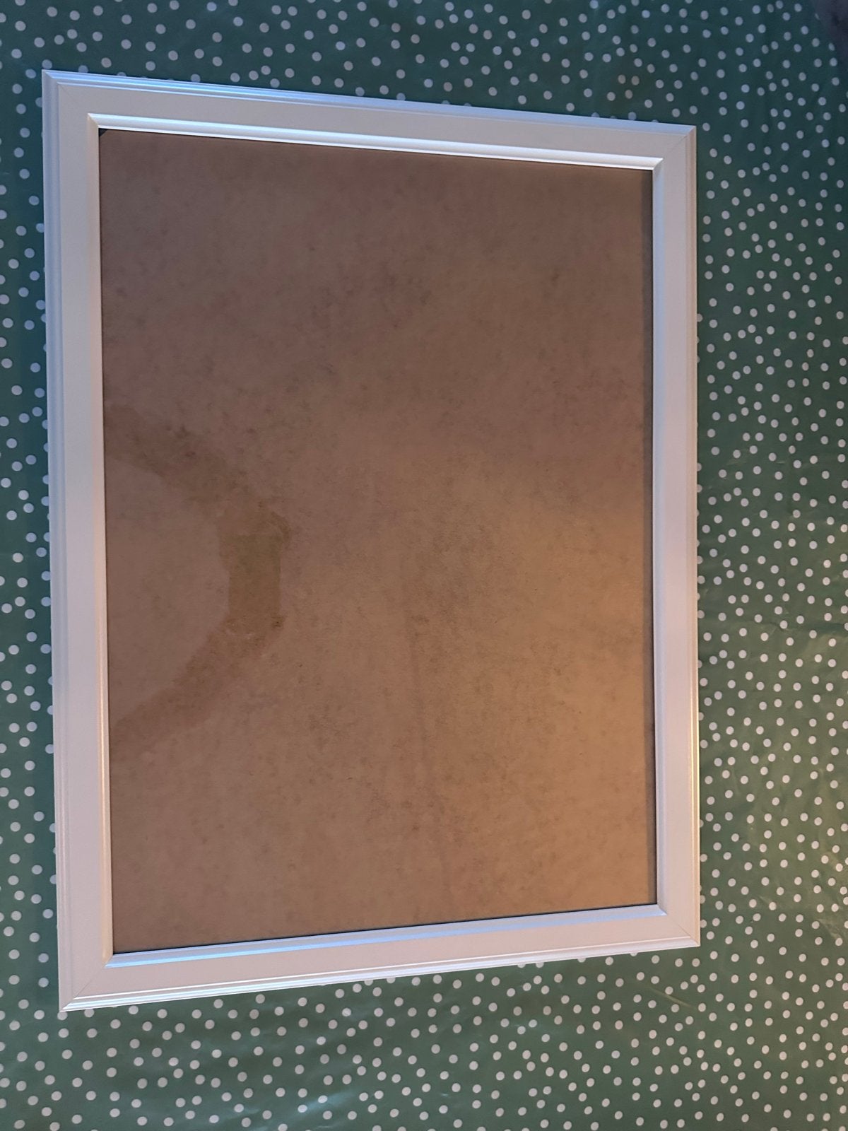 Witte fotolijst 50-70 cm, Ophalen, Zo goed als nieuw, Hout