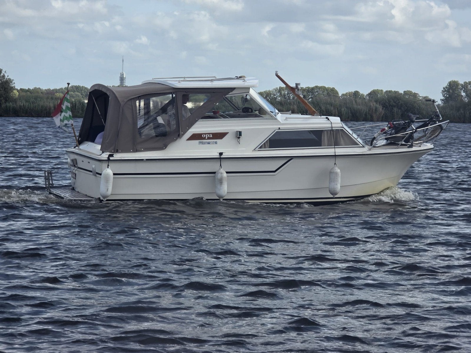 marco 730 ht nieuwe kap / diesel / boegschroef off grid, Watersport en Boten, Ophalen, Gebruikt, Diesel, Walstroom