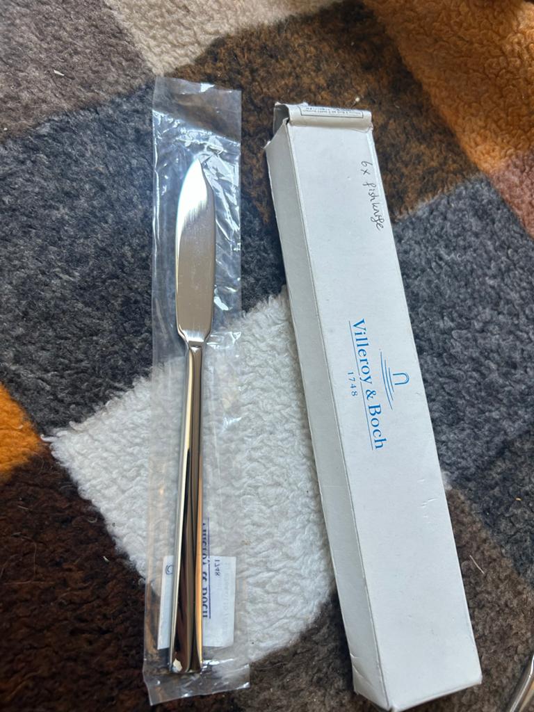 Villeroy & Boch vismes nieuw in verpakking, Nieuw, Ophalen of Verzenden, Rvs of Chroom, Vaatwasserbestendig