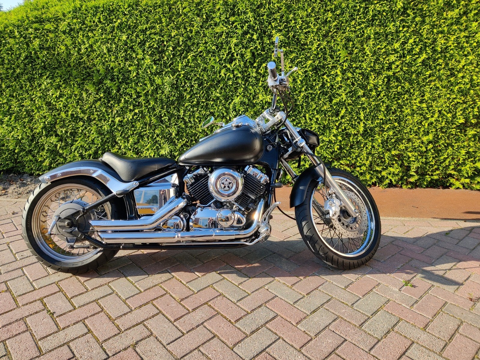 Yamaha Dragstar xvs 650 bobber, Motoren, Cardan-aandrijving, 2 cilinders, Chopper, Gebruikt