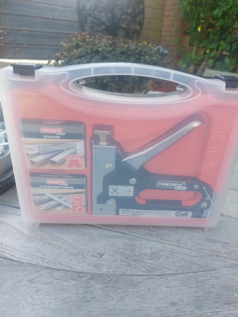 Powerfix Profi Handnietpistool Set met Nietjes, Ophalen of Verzenden, Zo goed als nieuw