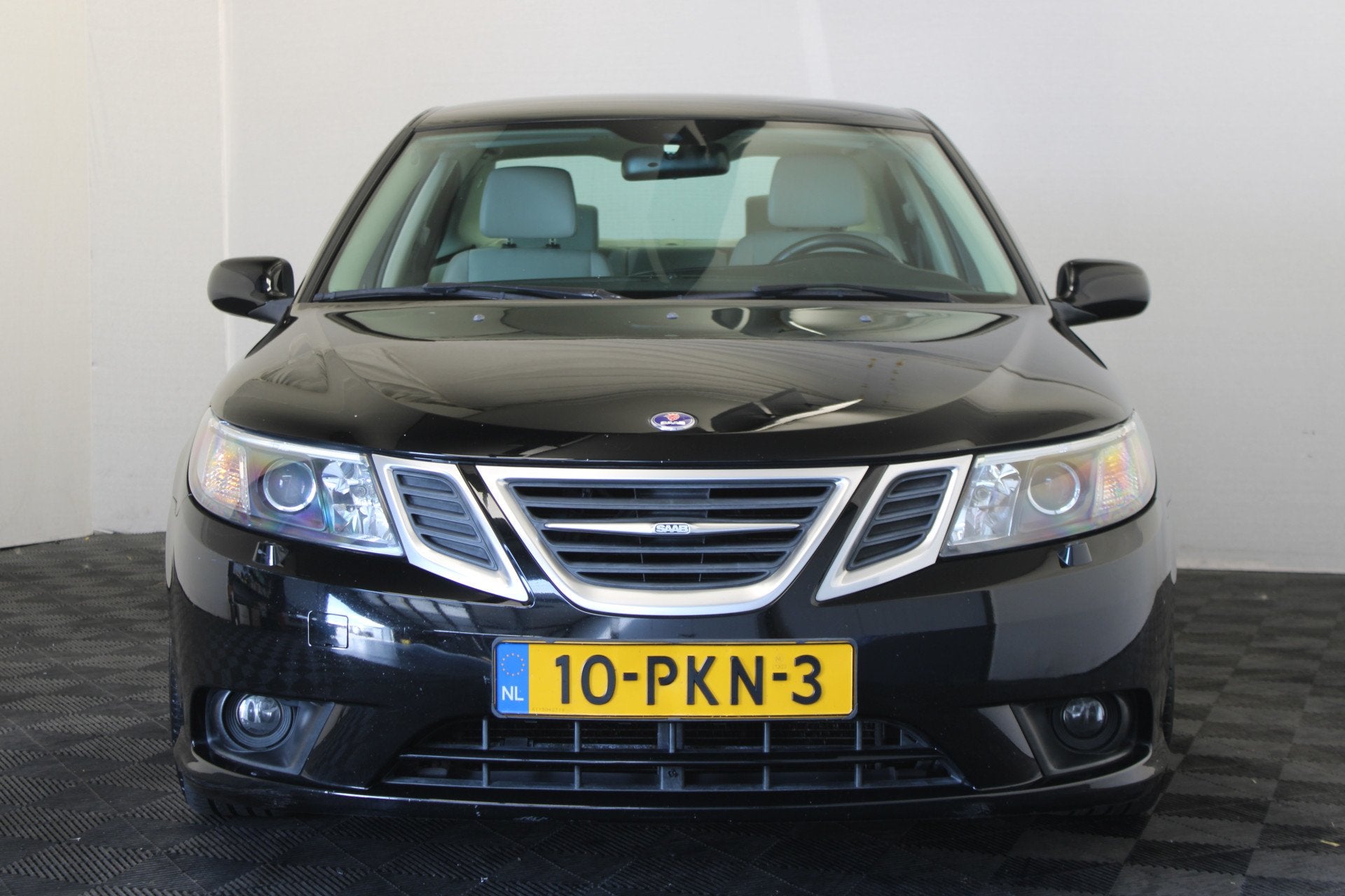 Saab 9-3 Sport Sedan 2.0t Norden (bj 2011), Auto's, Saab, Voorwielaandrijving, Stof, Gebruikt, Zwart