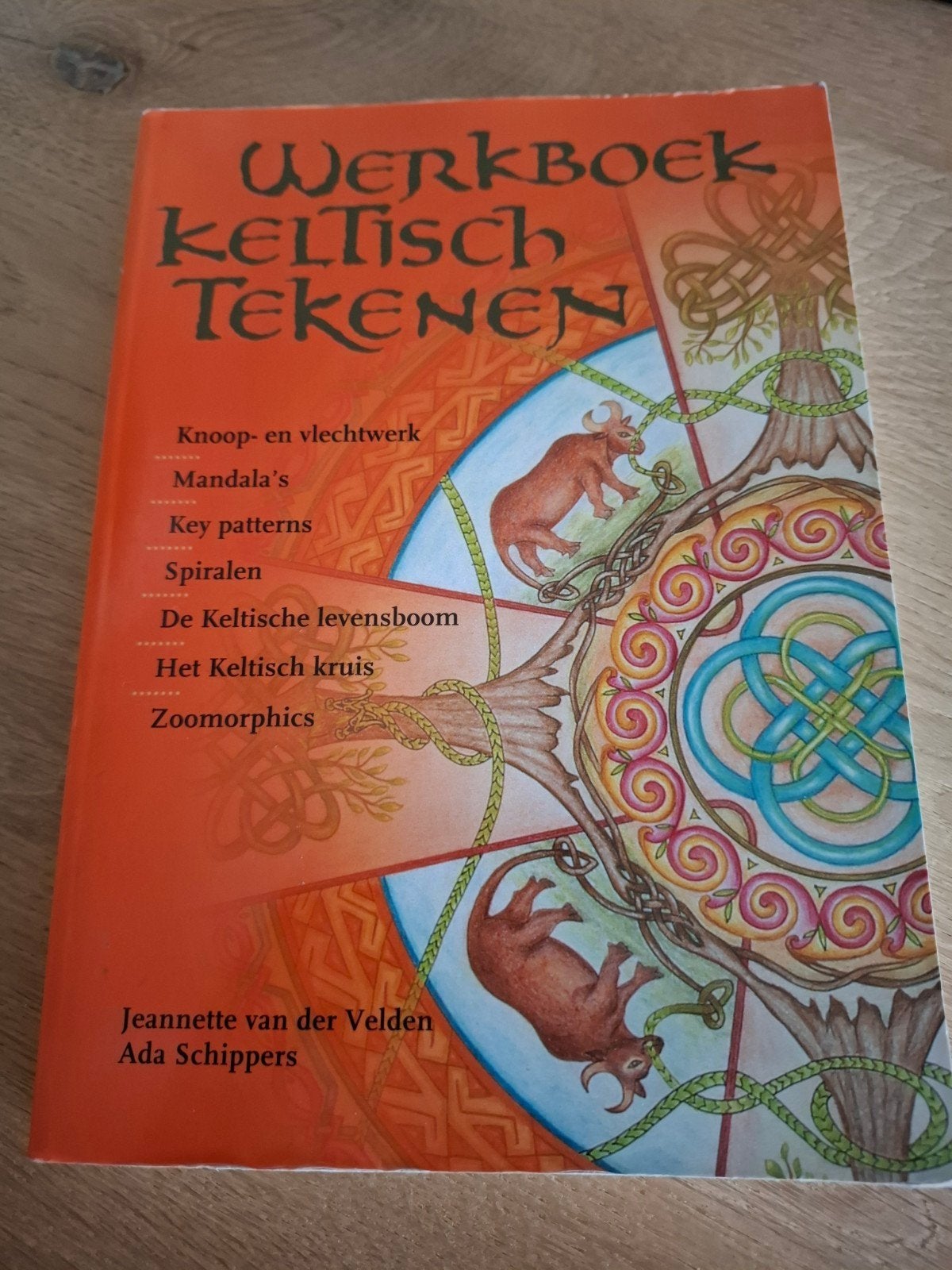 Werkboek Keltisch Tekenen - Jeannette van der Velden, Ophalen of Verzenden, Gelezen, Tekenen en Schilderen, Jeannette van der Velden, Ada Schippers
