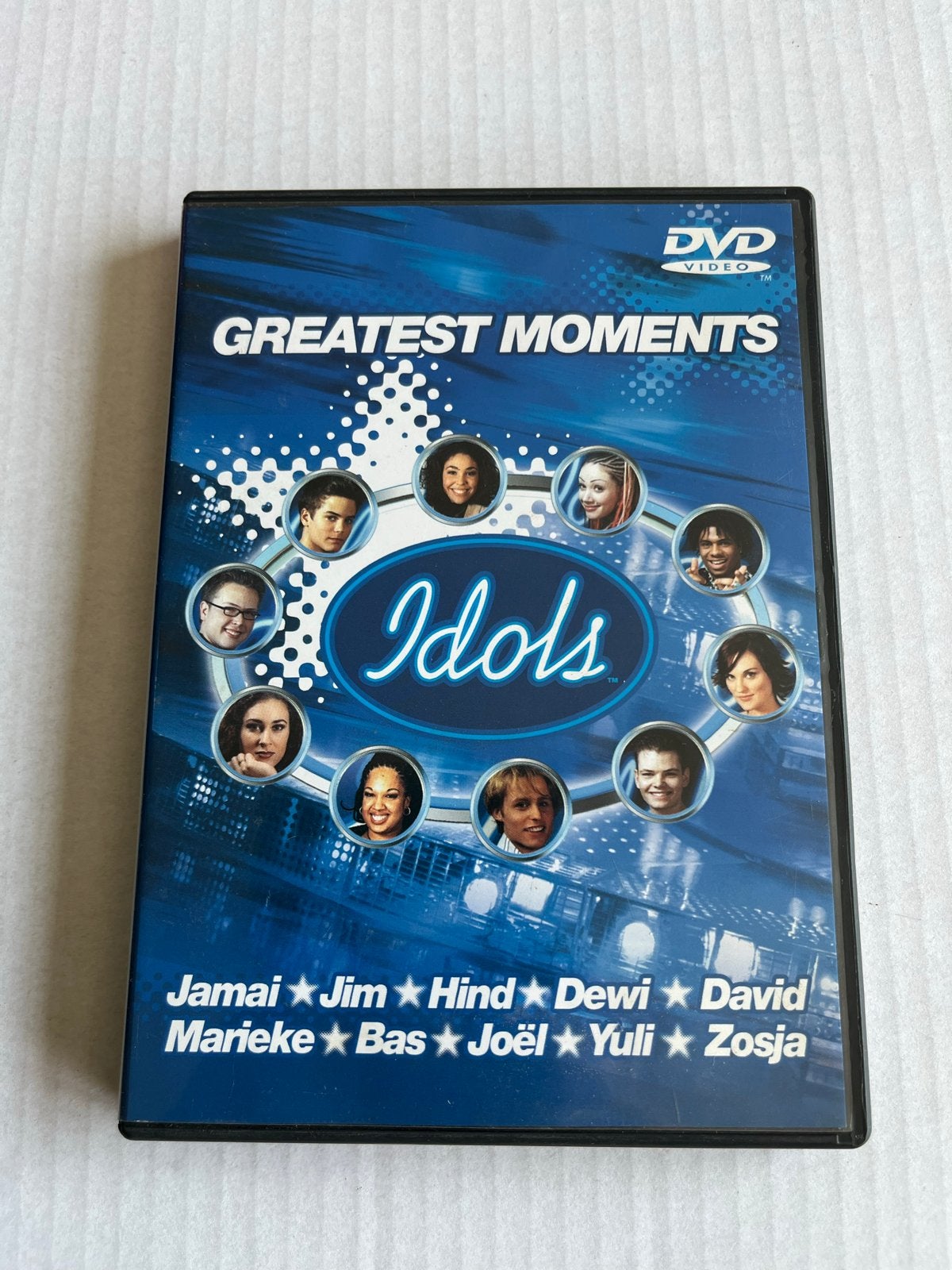 Idols Greatest Moments DVD - Jamai, Jim, Hind, Dewi, Alle leeftijden, Ophalen of Verzenden, Gebruikt