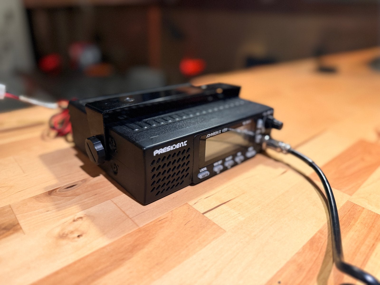 President Johnson II VOX CB-radio 12/24V, Telecommunicatie, Ophalen of Verzenden, Gebruikt, 15 km of meer, Portofoon of Walkie-talkie
