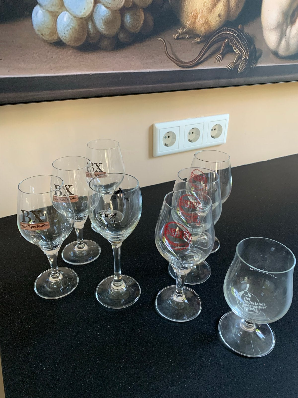 Gratis; Bierglazen collectie - bierfestivals proefglazen, Ophalen, Meerkleurig, Overige merken, Glas