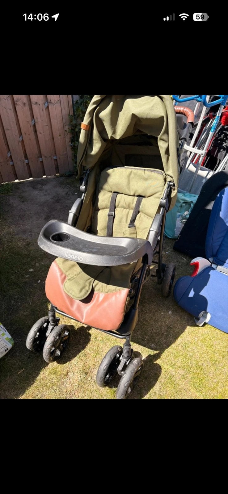 Lionelo Emma Plus Buggy en Kinderwagen, Ophalen of Verzenden, Gebruikt, Kinderwagen, Overige merken