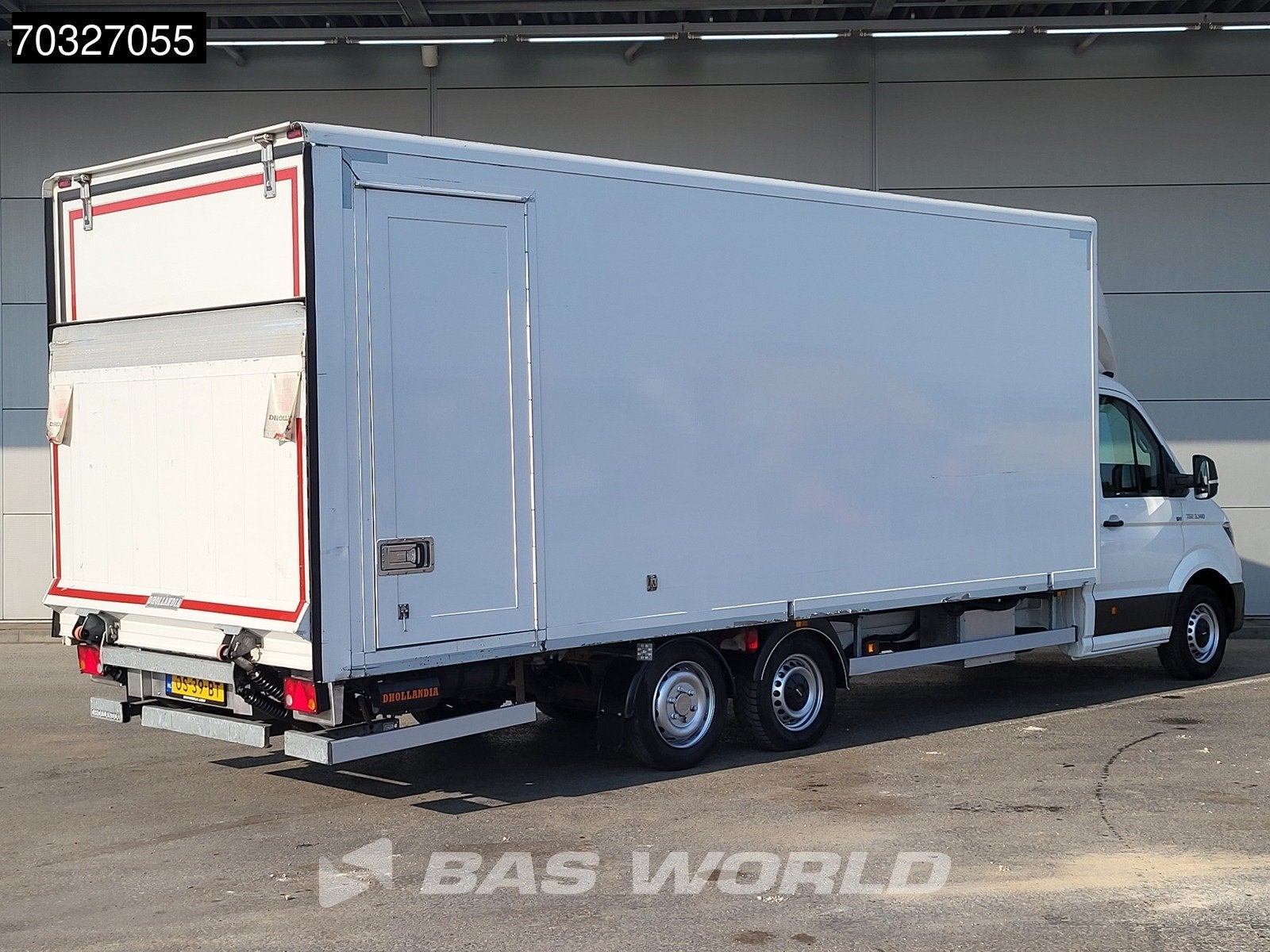 MAN TGE 3.140 Veldhuizen Clixtar Laadklep Bakwagen 3580kg 61, Stof, Gebruikt, Euro 6, Bedrijf