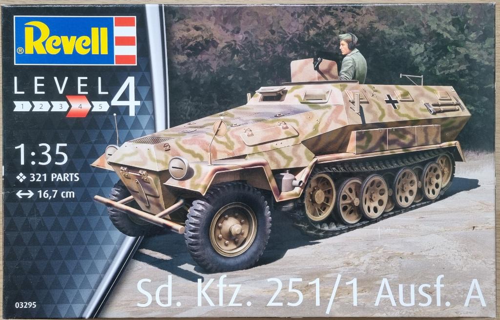 Revell 1:35 #03295 WWII German Sd.Kfz.251/1 Ausf.A Halftrack, Overige typen, Nieuw, Ophalen of Verzenden, 1:32 tot 1:50