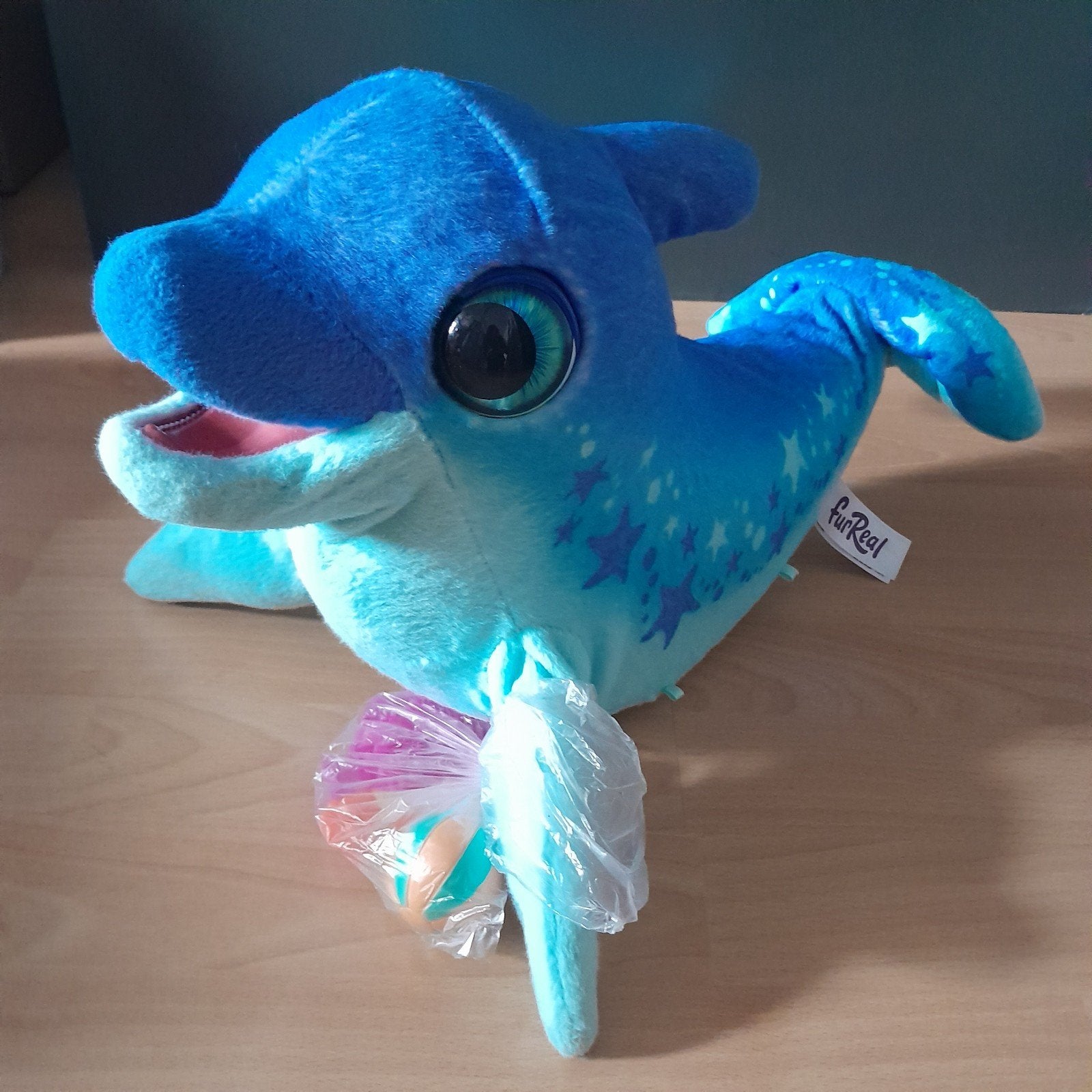 FurReal Fountian de dolfijn - Zo goed als nieuw, Overige merken, Met geluid, Overige typen, Blauw