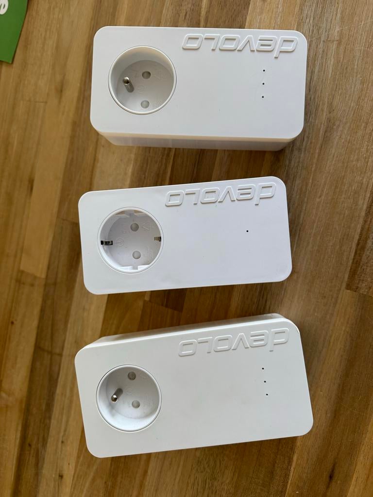 Devolo dLAN 650+, 1200+ en 650 triple+ Powerline Adapters, Ophalen of Verzenden, Gebruikt