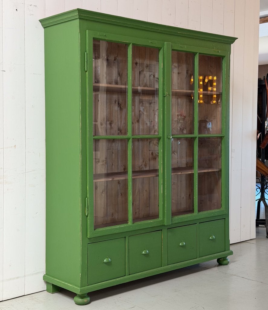 Buffetkast hout | Vintage servieskast | Grenen houten kast, Ophalen