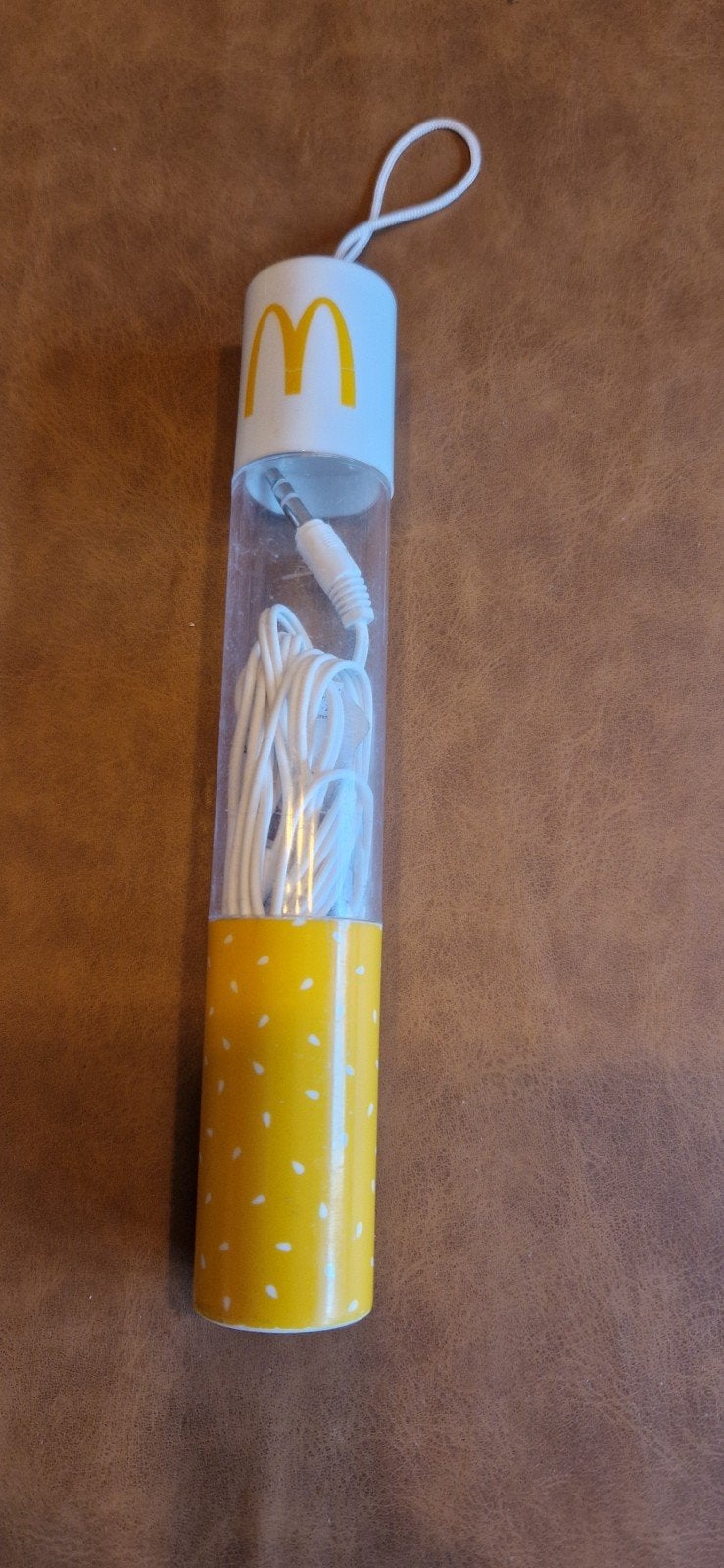 McDonald's oordopjes., In-ear, Gebruikt, Wit, Ophalen
