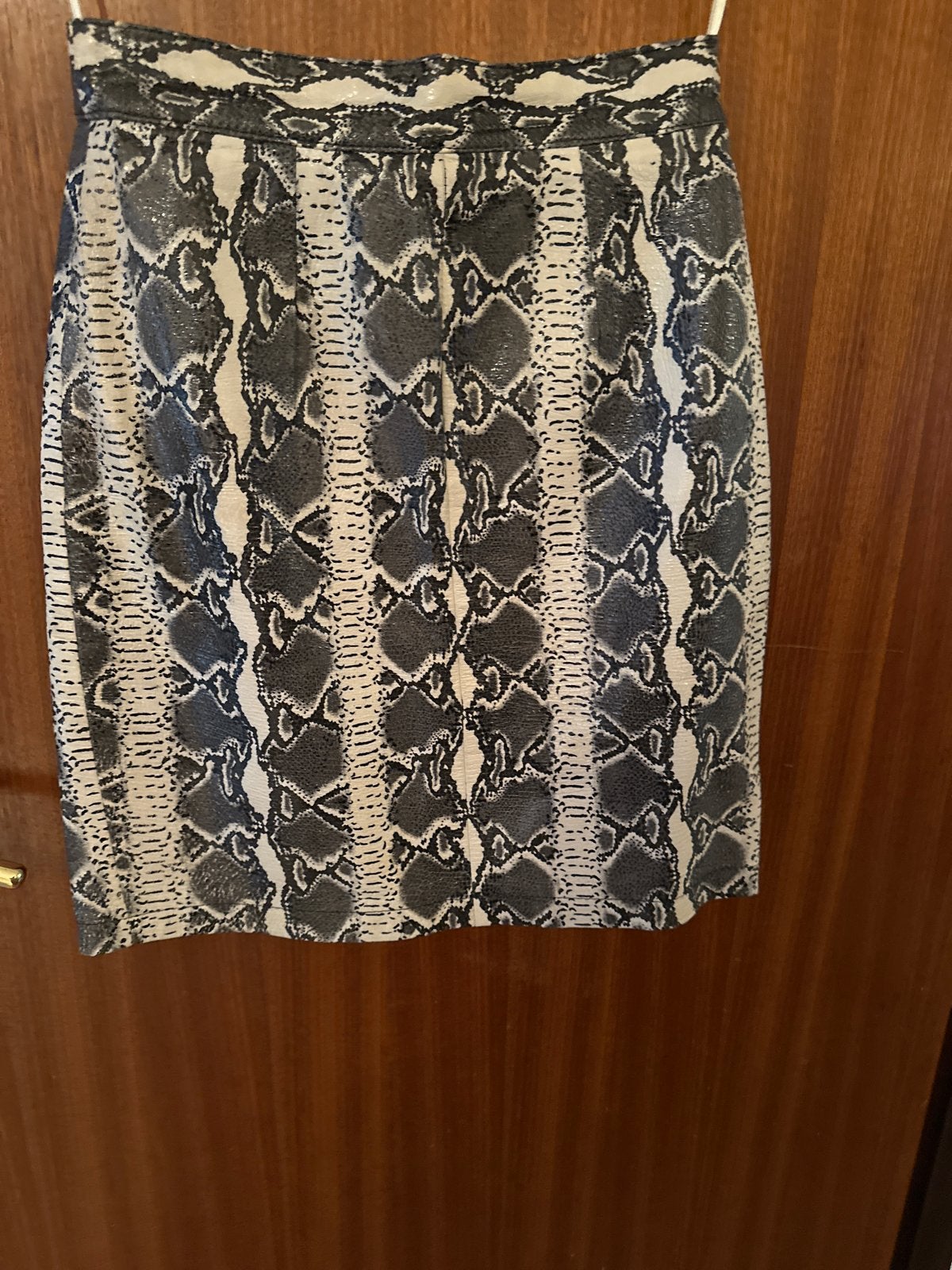 POETO Leren Rok met Slangenprint - Maat 34 (XS), Kleding | Dames, Meerkleurig, Ophalen of Verzenden, Zo goed als nieuw, Maat 34 (XS) of kleiner