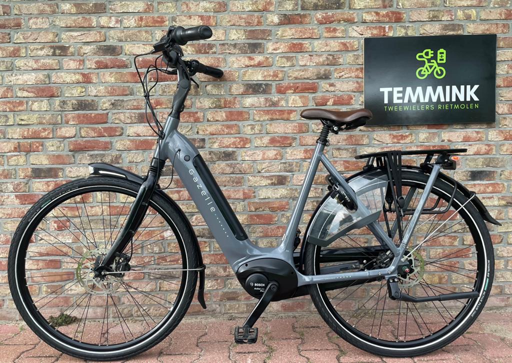 Gazelle Grenoble dames 57 cm (2657km), Fietsen en Brommers, Elektrische fietsen, Ophalen, Zo goed als nieuw, 50 km per accu of meer