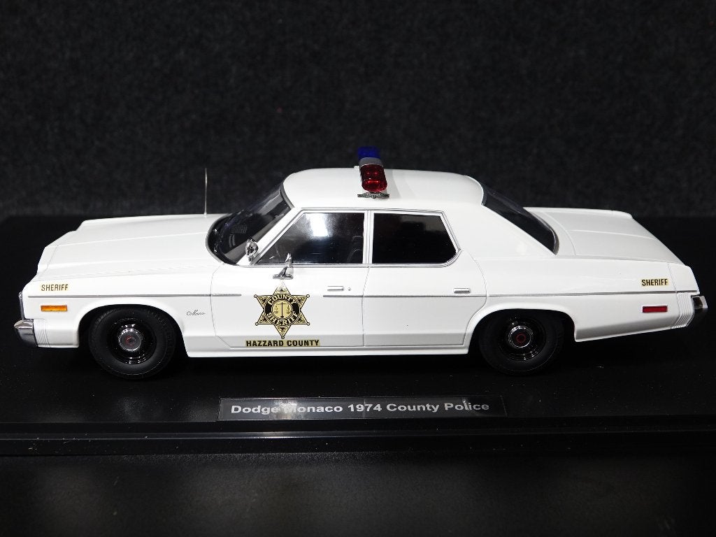 KK-Scale 1:18 Dodge Monaco Dukes of Hazzard Rosco, Overige merken, Auto, Onbekend, Nieuw