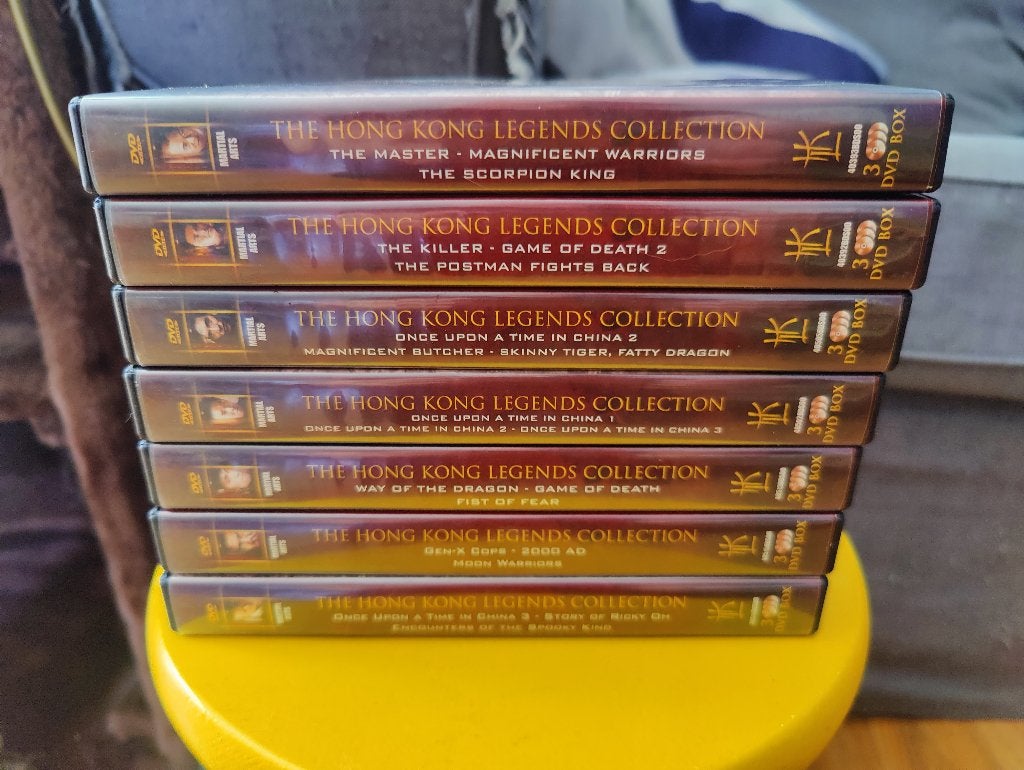 Hong Kong legends collection (7x), Cd's en Dvd's, Vanaf 12 jaar, Ophalen of Verzenden, Zo goed als nieuw