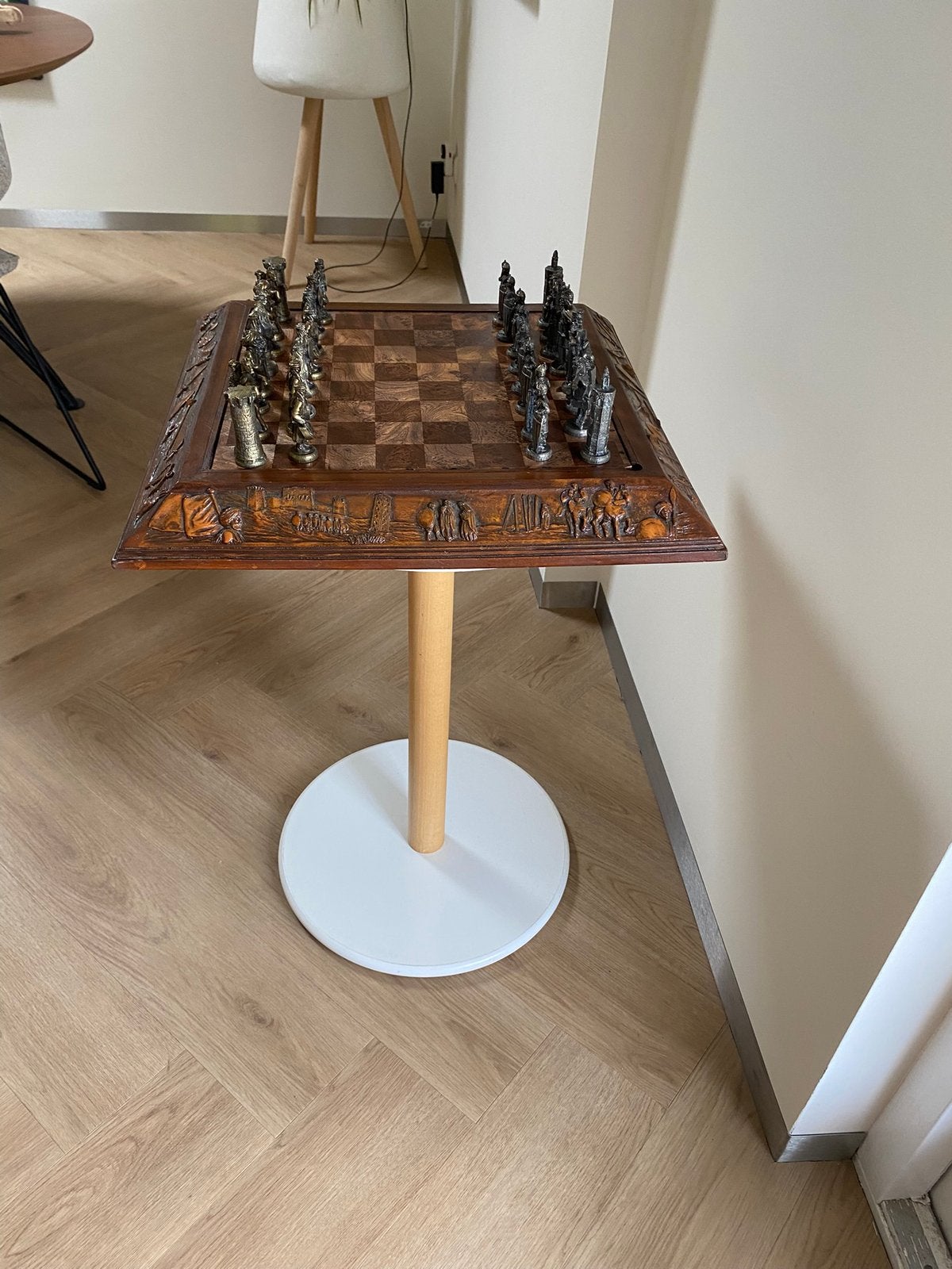 Luxe schaakspel, Ophalen of Verzenden, Zo goed als nieuw