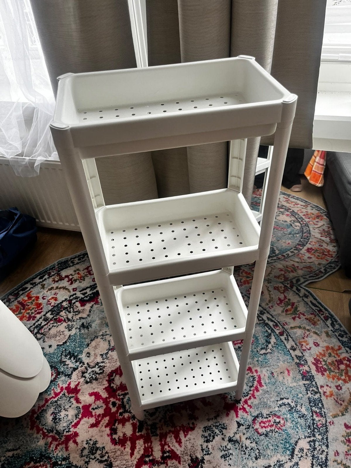 IKEA Vesken opbergunit badkamer 100x37x23 cm z.g.a.n., Huis en Inrichting, Ophalen, Zo goed als nieuw