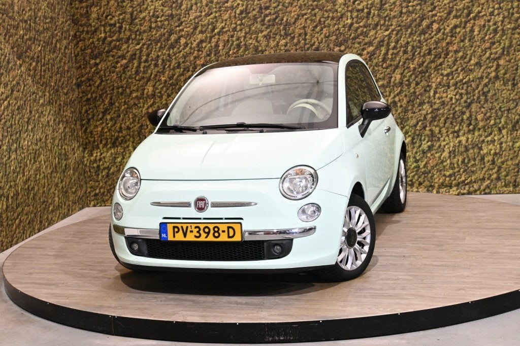 Fiat 500 1.2 Lounge | Carplay | PDC | Airco| Mint (bj 2015), Voorwielaandrijving, Stof, Gebruikt, 4 cilinders