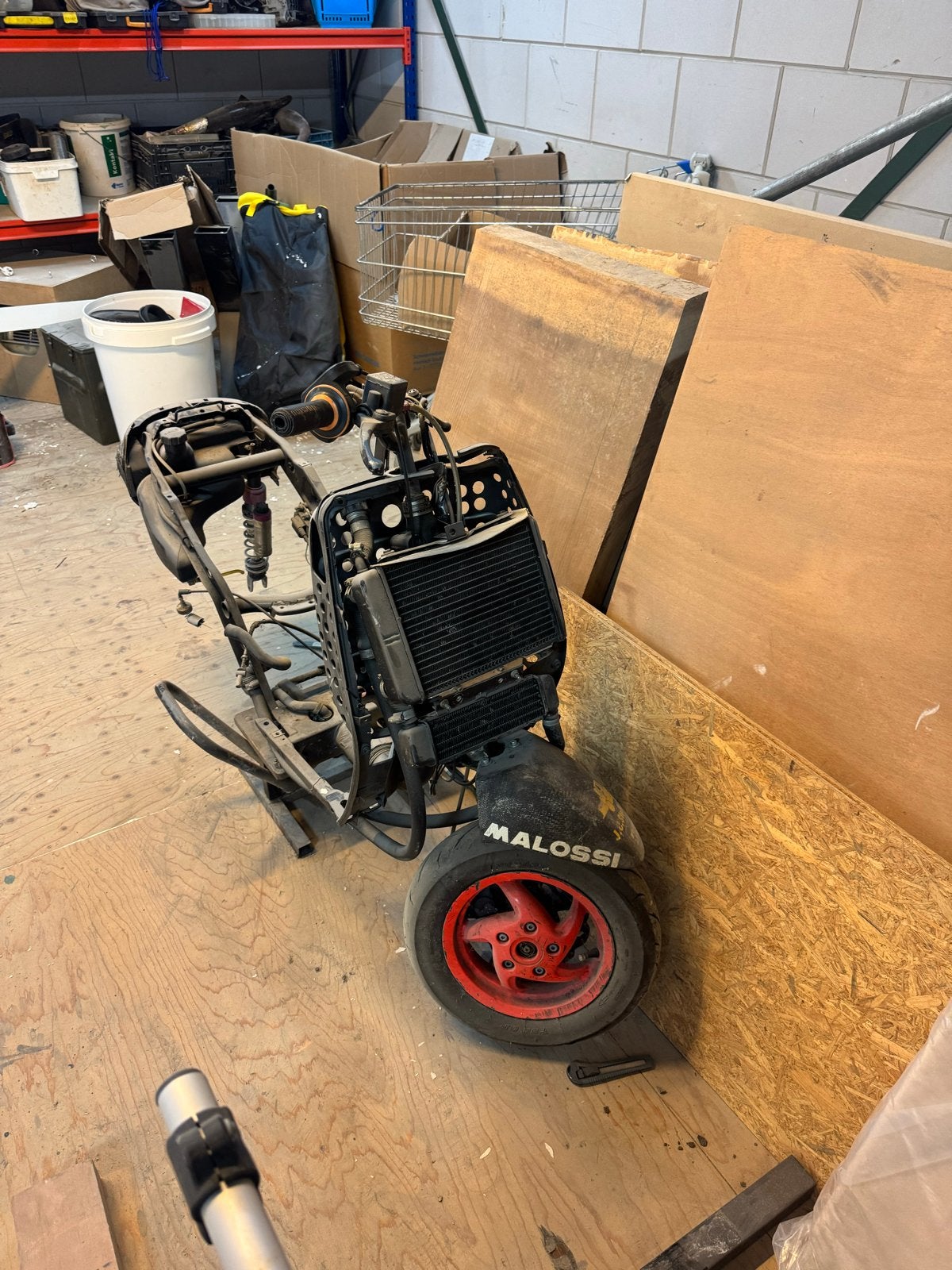 Partij scooter onderdelen ZIP SP 98- Piaggio, Malossi, etc., Fietsen en Brommers, Ophalen, Gebruikt, Overige typen