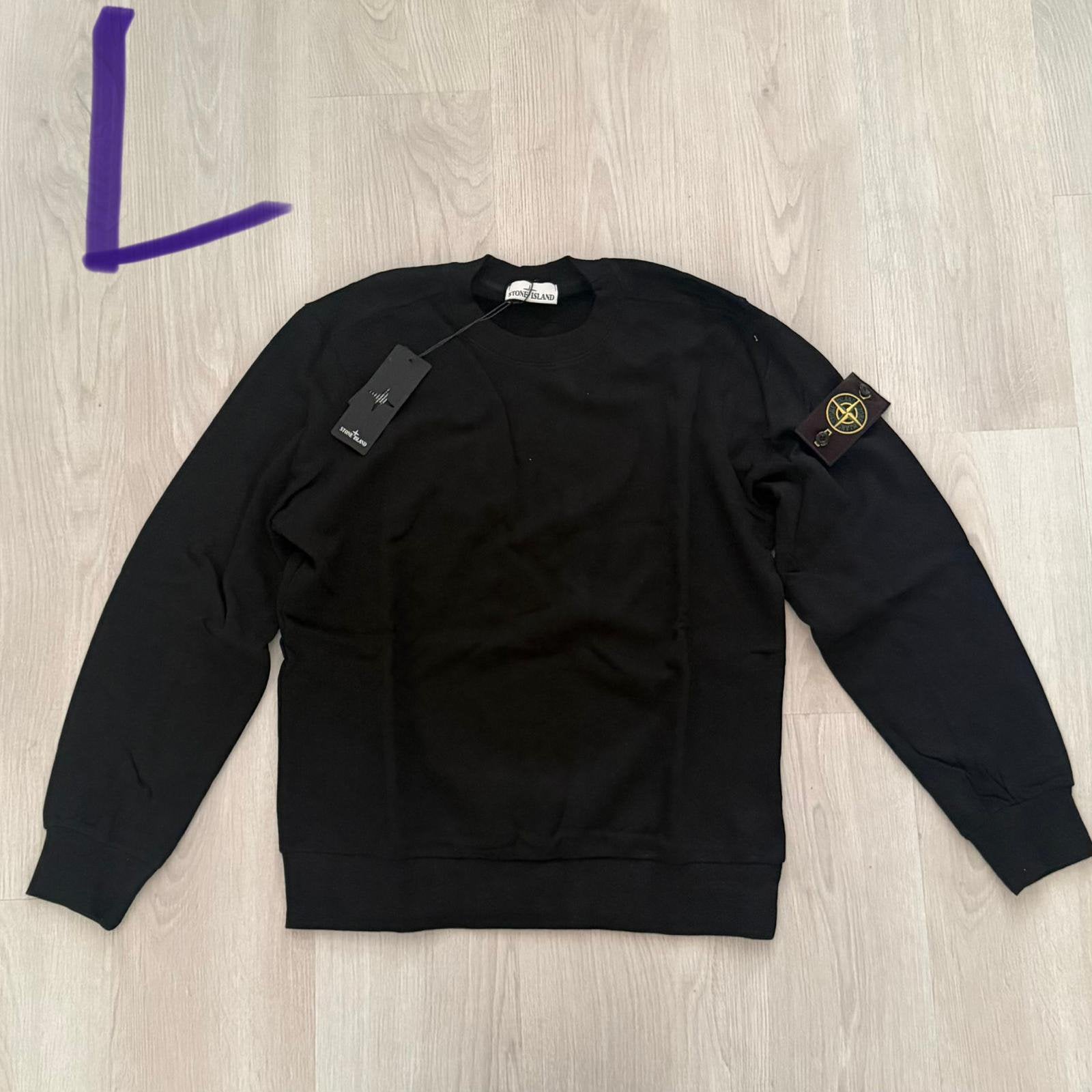 Stone Island - Trui - Zwart - L, Ophalen of Verzenden, Nieuw, Maat 52/54 (L), Zwart