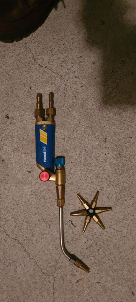 Nieuwe autgeen Lasbrander met Diverse Mondstukken, Doe-het-zelf en Verbouw, Gereedschap | Lasapparaten, Ophalen, Nieuw, Minder dan 150 ampère
