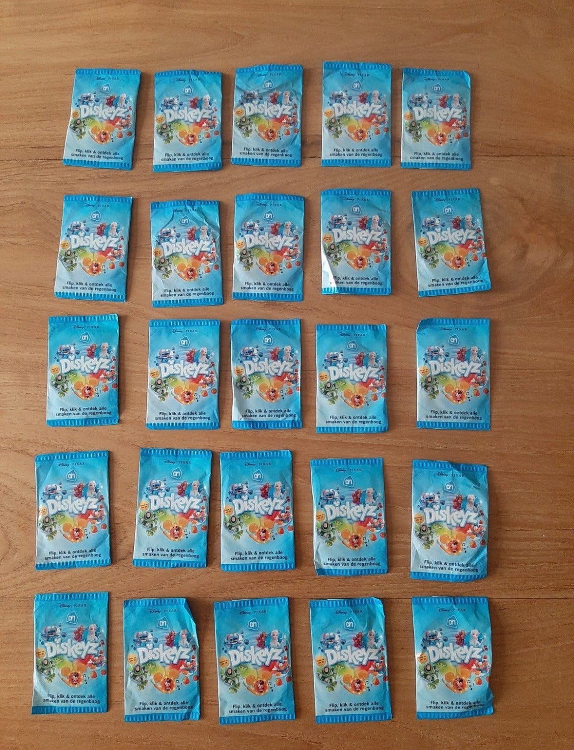 25x nieuwe en ongeopende AH Disney Pixar Diskeyz, Verzamelen, Albert Heijn, Ophalen of Verzenden