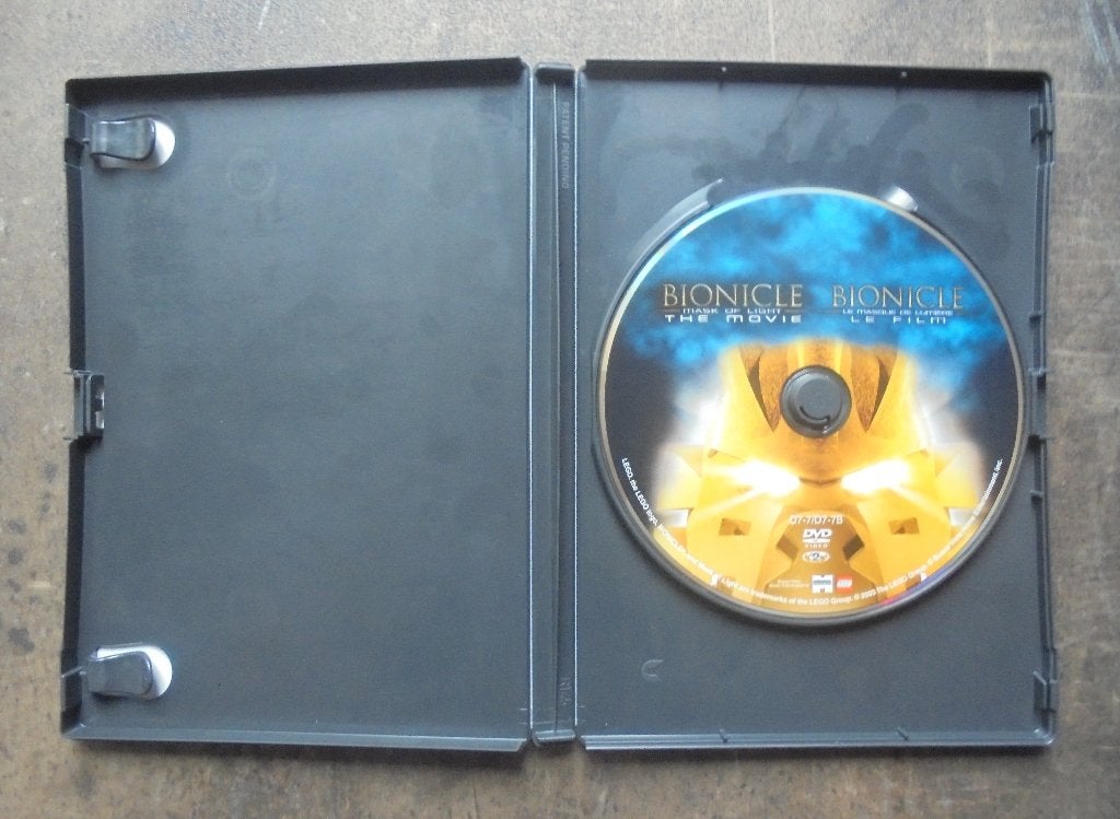 Lego DVD Bionicle Mask Of Light The Movie (zie foto's), Gebruikt, Tekenfilm, Overige soorten, Ophalen of Verzenden