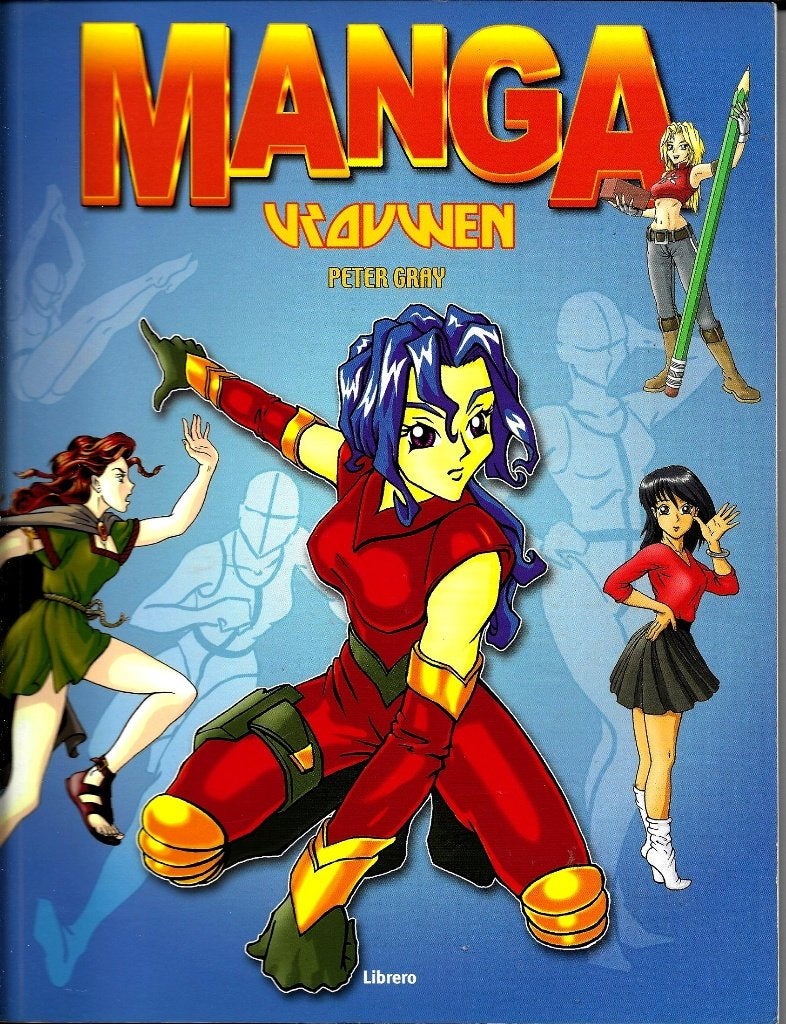 Manga vrouwen - Peter Gray, Ophalen of Verzenden, Zo goed als nieuw, Tekenen en Schilderen, Peter Gray