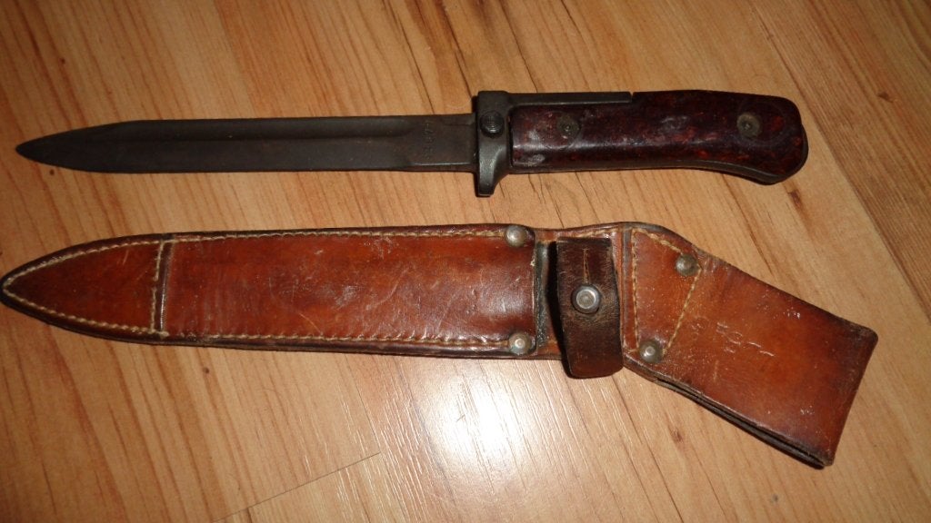Bajonet AK VZ57 Tjechie koude oorlog nr1, Verzenden, Landmacht, Overige gebieden, Mes of Dolk
