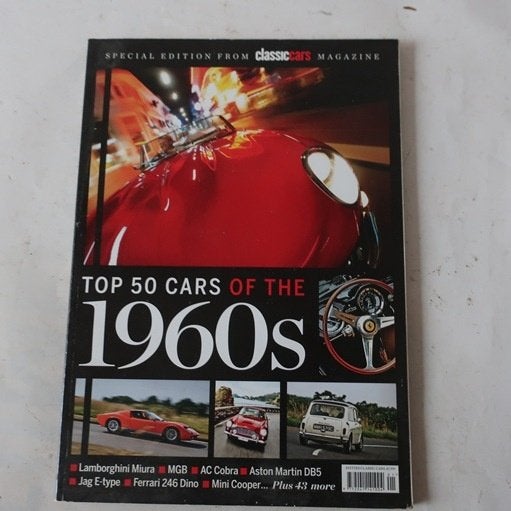 Autoboek Top 50 Cars of the 1960's origineel OPRUIMING, Ophalen of Verzenden, Gelezen, Overige merken