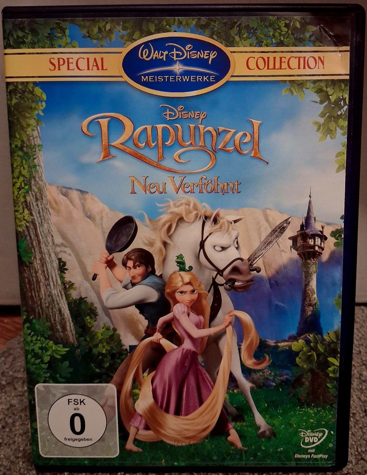 Disney Rapunzel - Neu Verföhnt DVD (Duits), Nederlands, Animatie, Ophalen of Verzenden, Zo goed als nieuw