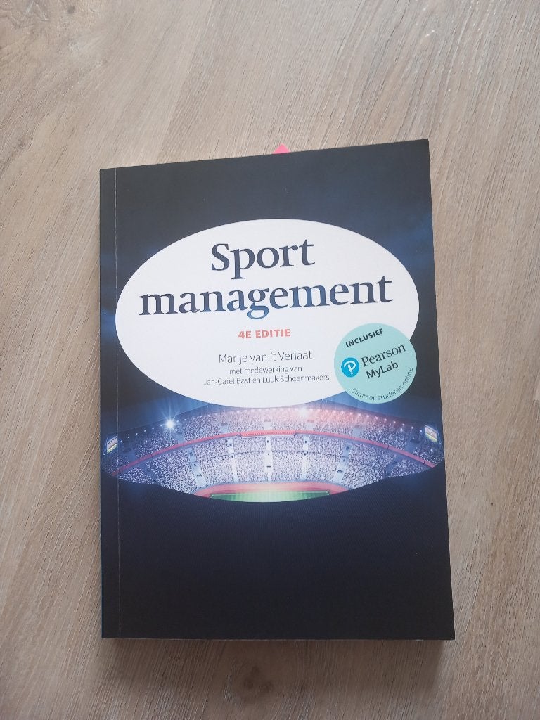 Studieboek sportkunde, Pearson, Zo goed als nieuw, Beta, HBO