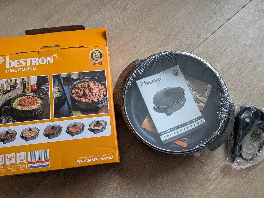 Party & Snackpan van Bestron, Huis en Inrichting, Overige materialen, Overige typen, Nieuw, Ophalen of Verzenden