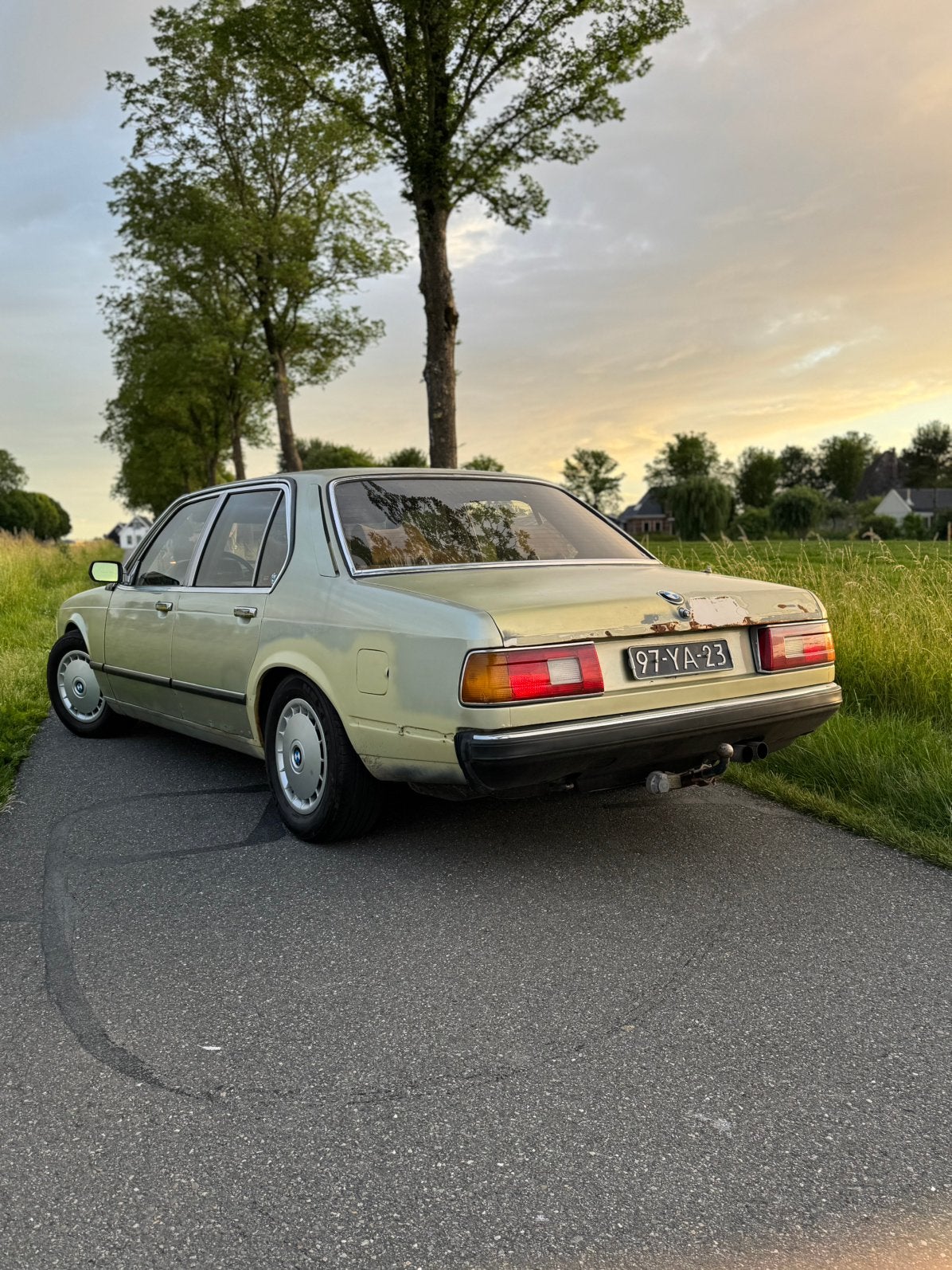 BMW E23 733i 1977 Groen. Oldtimer, LPG, APK en MRB vrij!, foto 8