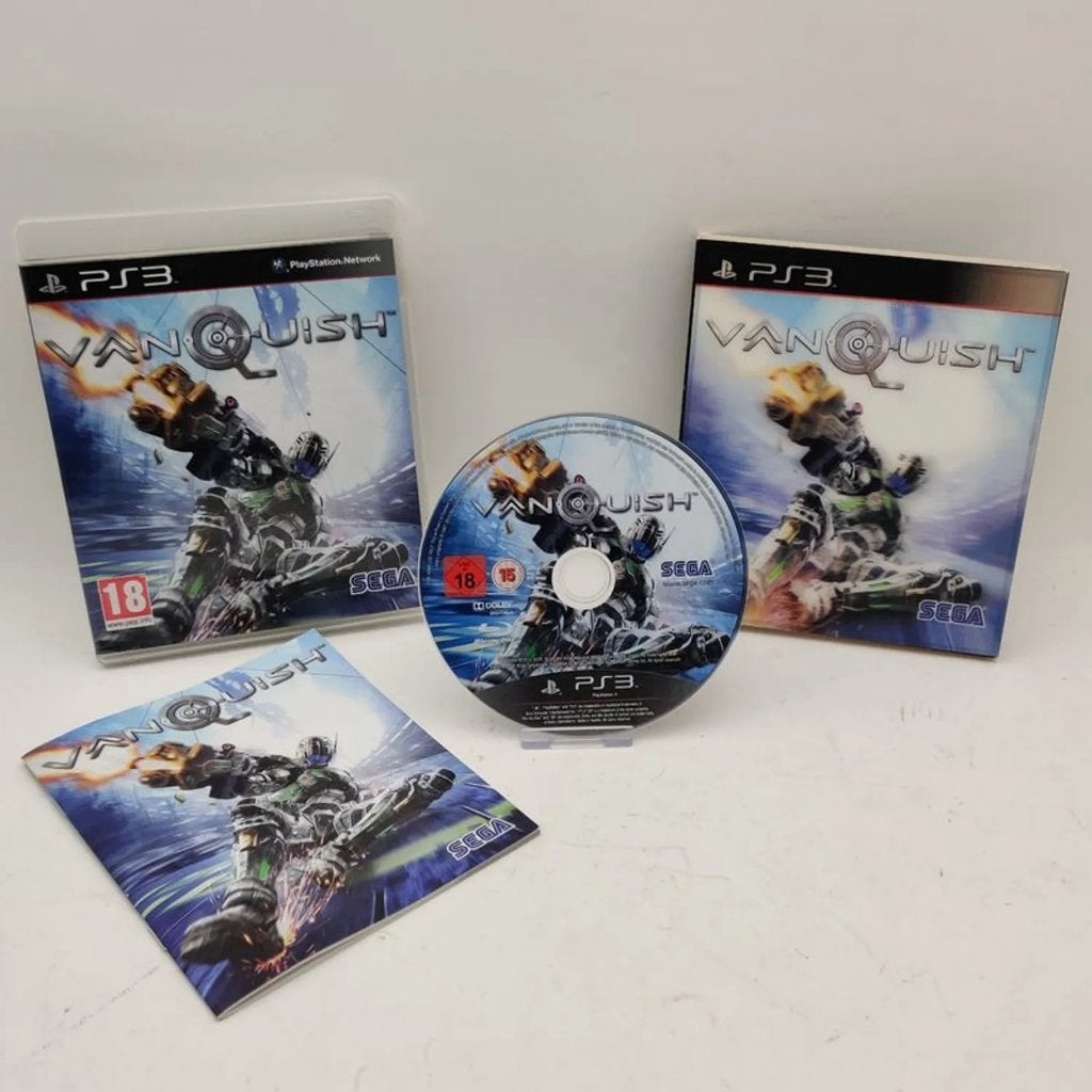 Vanquish PS3 Compleet nu voor €9.99, Ophalen of Verzenden, Zo goed als nieuw, Vanaf 18 jaar, P