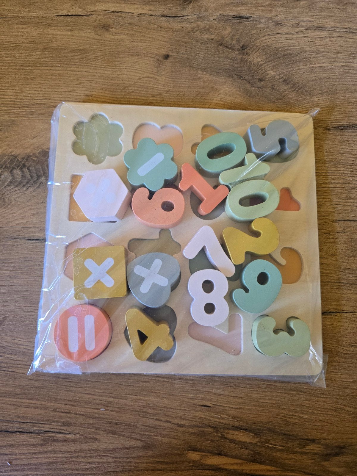 Houten cijferpuzzel voor kinderen - Nieuw in verpakking, Ophalen of Verzenden