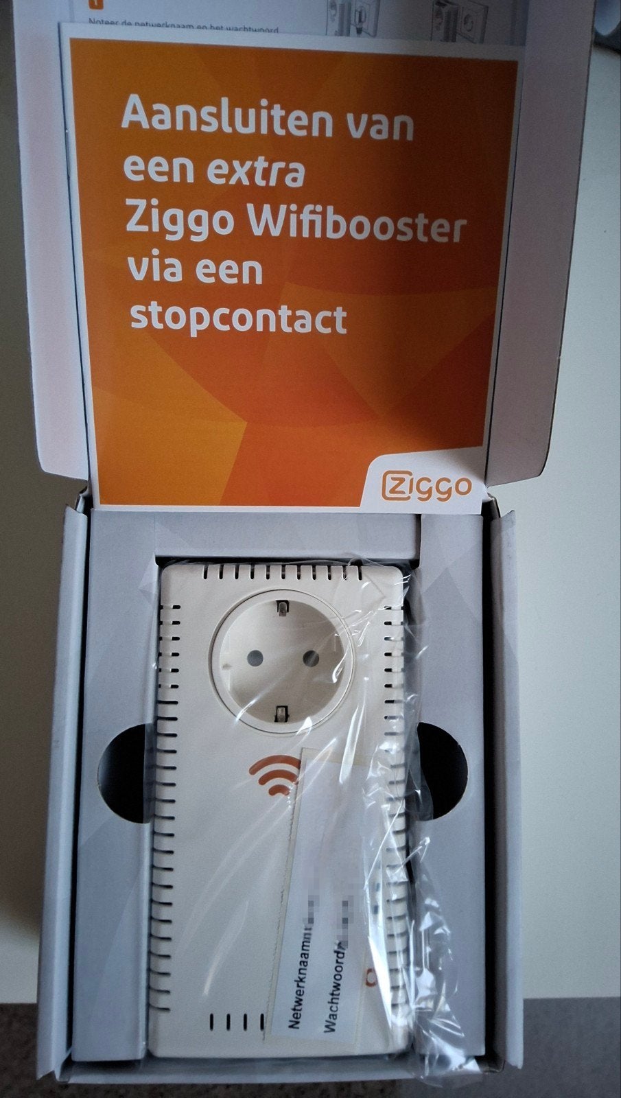 *Nieuw* Ziggo Wi-Fi Booster via stopcontact, uitbreidingsset, Ophalen of Verzenden, Nieuw, Draadloos