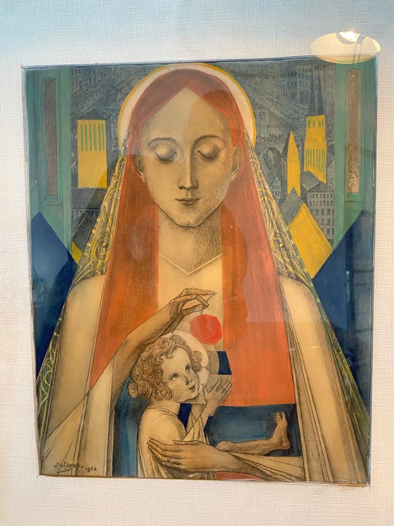 Afbeelding Toorop 1922. Oud soort poster., Ophalen