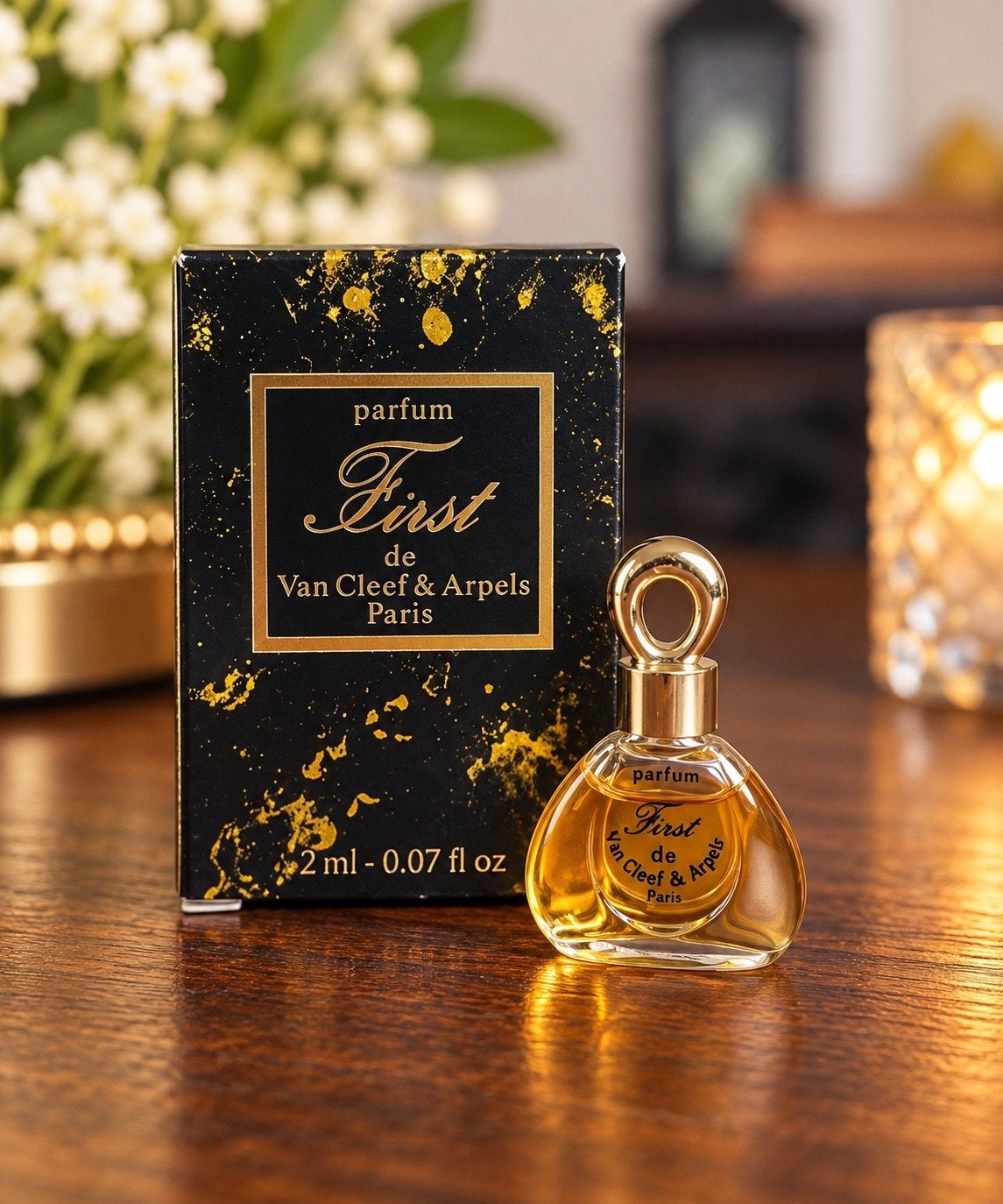 Van Cleef & Arpels First Puur Parfum 2 ml Miniatuur, Verzamelen, Ophalen of Verzenden, Nieuw, Miniatuur, Gevuld