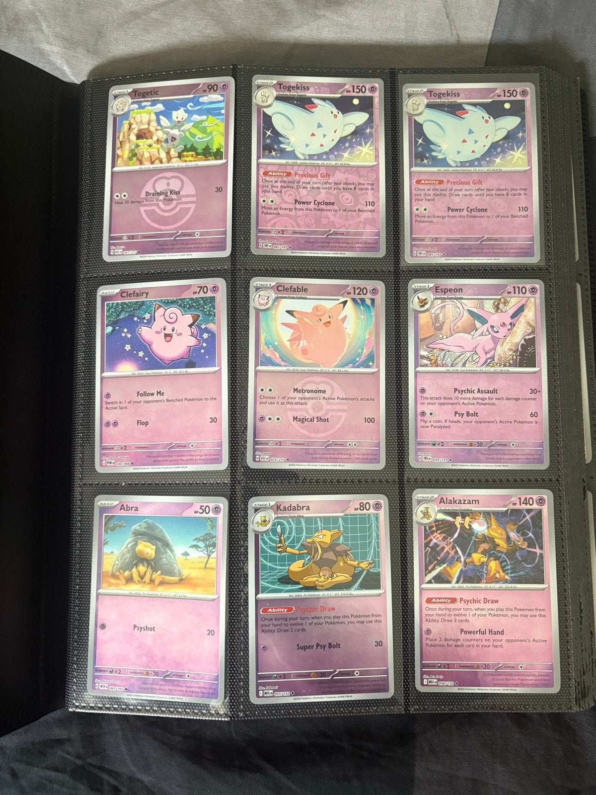 Map met 360 reverse holo Pokémon kaarten, Ophalen of Verzenden, Zo goed als nieuw, Meerdere kaarten, Foil