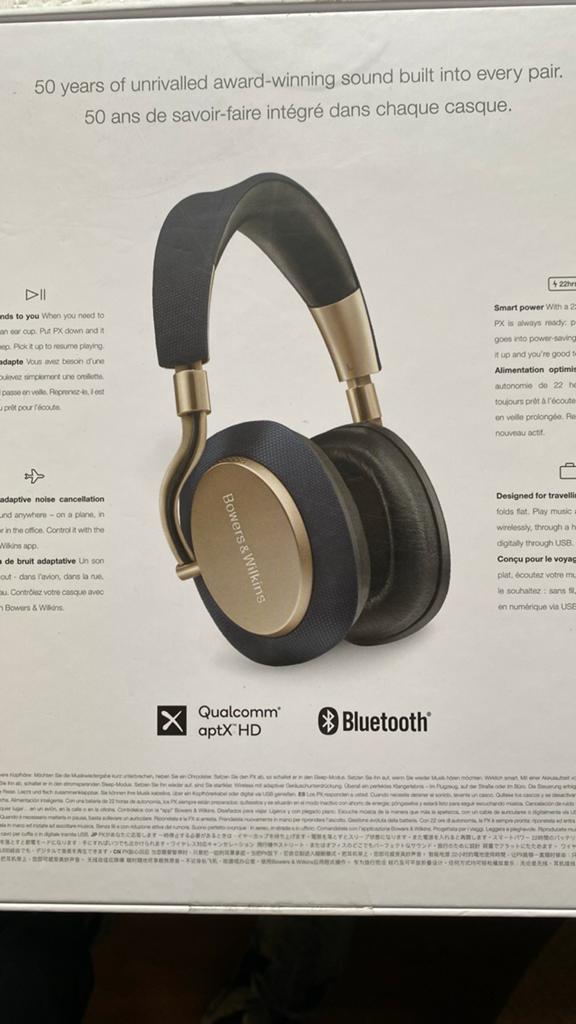 Bowers & Wilkins PX Draadloze Hoofdtelefoon, Audio, Tv en Foto, Koptelefoons, Overige merken, Ophalen of Verzenden, Zo goed als nieuw